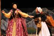 Mezzo-soprano Andrea Coleman as the Marquise and Jeanai Ratcliffe as Hortense, Daughter of the Regiment, Boston Lyric Opera, 2006