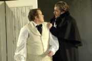 Tenor Garrett Sorenson as Alfredo and baritone James Westman as Giorgio Germont, La Traviata, Boston Lyric Opera, 2006