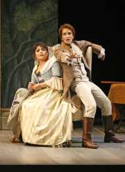 Soprano Ailyn Pérez (Susanna) and mezzo-soprano Kate Lindsey (Cherubino), Le nozze di Figaro, Boston Lyric Opera, 2007