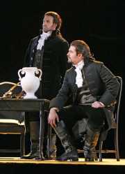 Count Ribbing (bass-baritone Michael Callas) and Count Horn (bass-baritone David Cushing of Monument Beach, MA), Un ballo in maschera, Boston Lyric Opera, 2007