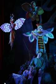 Hansel and Gretel sleep in the woods protected by angels, Hansel and Gretel, Boston Lyric Opera, 2008