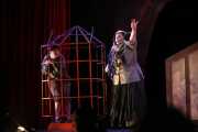 The Witch traps Hansel in a cage to prepare for dinner, Hansel and Gretel, Boston Lyric Opera, 2008