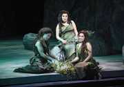 The Wood Sprites (mezzo-soprano Emily Marvosh with sopranos Joanna Mongiardo and Sara Heaton) sing about their beauty and magical life, Rusalka, Boston Lyric Opera, 2009