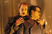 Death (Kevin Burdette, bass) makes an offer to Emperor Überall (Andrew Wilkowske, baritone) to end the world’s suffering and restore life to its rightful balance, 2011