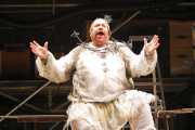 Tenor John Mac Master as Harlequin, yearning for yesteryear when people remembered how to laugh, 2011