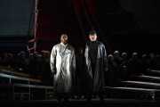 Alfred Walker (The Dutchman) and Gregory Frank (Donald), The Flying Dutchman, Boston Lyric Opera, 2013