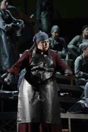 Ann McMahon Quintero (Mary) and The Flying Dutchman Chorus, The Flying Dutchman, Boston Lyric Opera, 2013