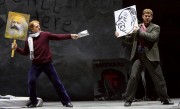 (l.-r.) Rodolfo (Jesus Garcia) and Mimi (Kelly Kaduce) embrace in her final moments in Boston Lyric Opera’s new production of “La Bohème,” directed by Rosetta Cucchi in her U.S. debut and running Oct 2-11 at the Citi Performing Arts Center Shubert Theatre in Boston