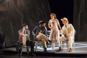 (l.-r) Jon Jurgens, David McFerrin, Rachele Gilmore, James Demler in Boston Lyric Opera's “Werther,” running March 11-20 at the Citi Shubert Theater