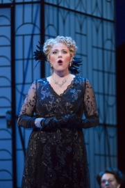 Erin Wall, as Hanna Glawari, in Boston Lyric Opera’s new production of The Merry Widow running April 29-May 8 at the Citi Shubert Theater.