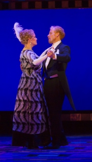 Erin Wall, as Hanna Glawari, dances with Roger Honeywell, Count Danilo, in Boston Lyric Opera’s new production of The Merry Widow running April 29-May 8 at the Citi Shubert Theater.