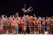 The townspeople gather outside the bullfight ring to celebrate and ogle the dashing picadors and toreadors who parade by in Boston Lyric Opera’s production of Georges Bizet’s “Carmen” directed by Calixto Bieito. “Carmen” opens BLO’s 40th Season, at the Boston Opera House through October 2.