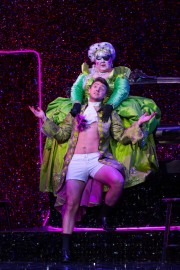 Mother Goose (Jane Eaglen), the madam of a London brothel, stakes a claim on newcomer Tom Rakewell (Ben Bliss) in Boston Lyric Opera’s new production of Stravinsky’s THE RAKES PROGRESS, running through March 19 at the Emerson Majestic Theater