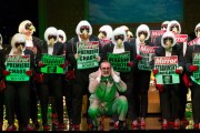 or Stravinsky (Yury Yanowsky) feels the weight of criticism in Boston Lyric Opera’s new production of Stravinsky’s THE RAKES PROGRESS, running through March 19 at the Emerson Majestic Theater
