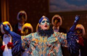 Baba the Turk (Heather Johnson) takes exception to the sale of hers and Rakewell’s possessions in Boston Lyric Opera’s new production of Stravinsky’s THE RAKES PROGRESS, running through March 19 at the Emerson Majestic Theater