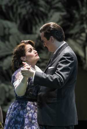 Heather Johnson and Marcus DeLoach in Boston Lyric Opera’s TROUBLE IN TAHITI/ARIAS AND BARCAROLLES, playing thru May 20.  Tickets www.BLO.org