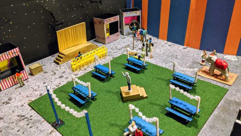 Set design for Boston Lyric Opera's 2019 production of Pagliacci