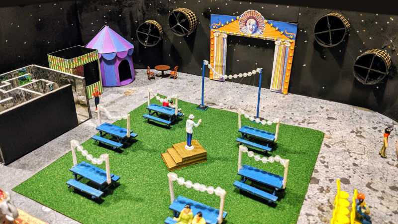 Set design for Boston Lyric Opera's 2019 production of Pagliacci