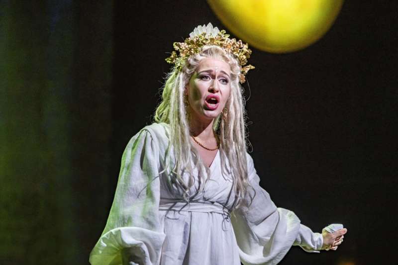 Elena Stikhina as Norma performs Casta Diva in Boston Lyric Opera's 2020 production of Norma