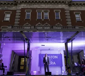Morgan Mastrangelo (tenor) performs at Curtis Hall