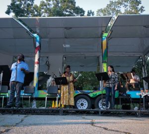 Brianna Robinson performs at AFH’s Rock the Block.