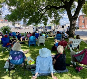 Watching Junhan Choi perform at the Charlestown Navy Yard