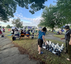A bit of chess and a bit of opera at Moakley Park Summer Nights.