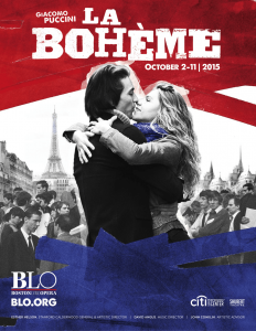 2015 La Boheme program