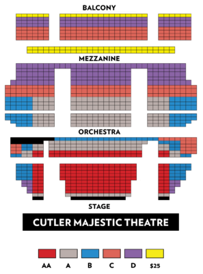 Emerson/Cutler Majestic Theatre - BLO | TOSCA seating chart