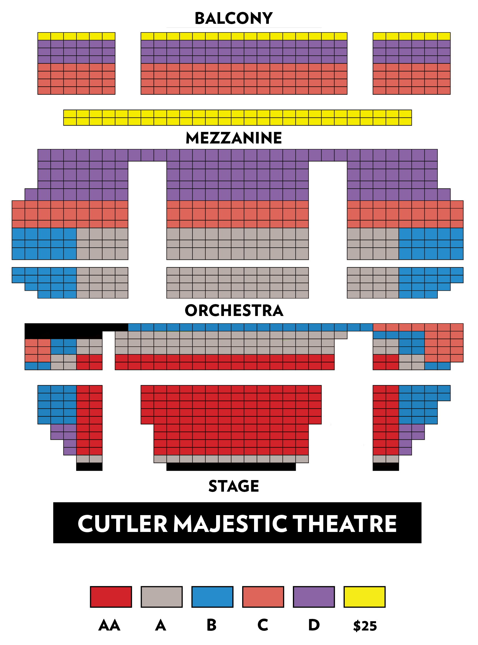 San Diego Opera Seating Chart