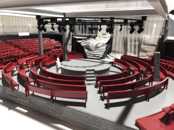 Set design mock-up for THE RAPE OF LUCRETIA, Boston Lyric Opera, March 11-17, 2019