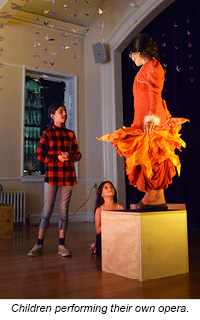 Children performing their own opera.